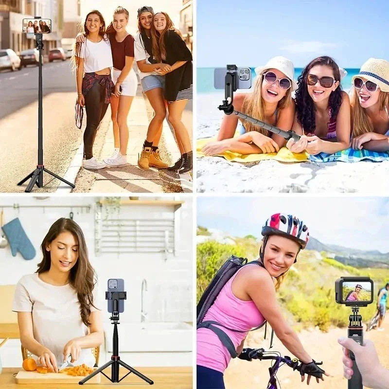 Remote Selfie Stick Tripod Phone Desktop Stand Desk Holder For iPhone/Samsung US