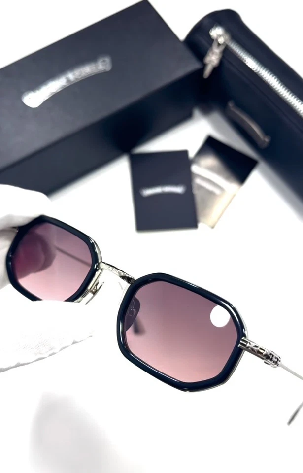 Gafas de sol Cromo Corazones STYLIDA Gafas de sol 49-24-148 - Genuinas Raras Foto 3 de 4