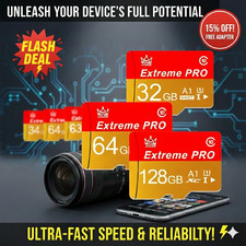 Micro SD Card Class 10 UHS 1 Memory cards 64gb 128gb Micro SDXC Flash Drive LOT