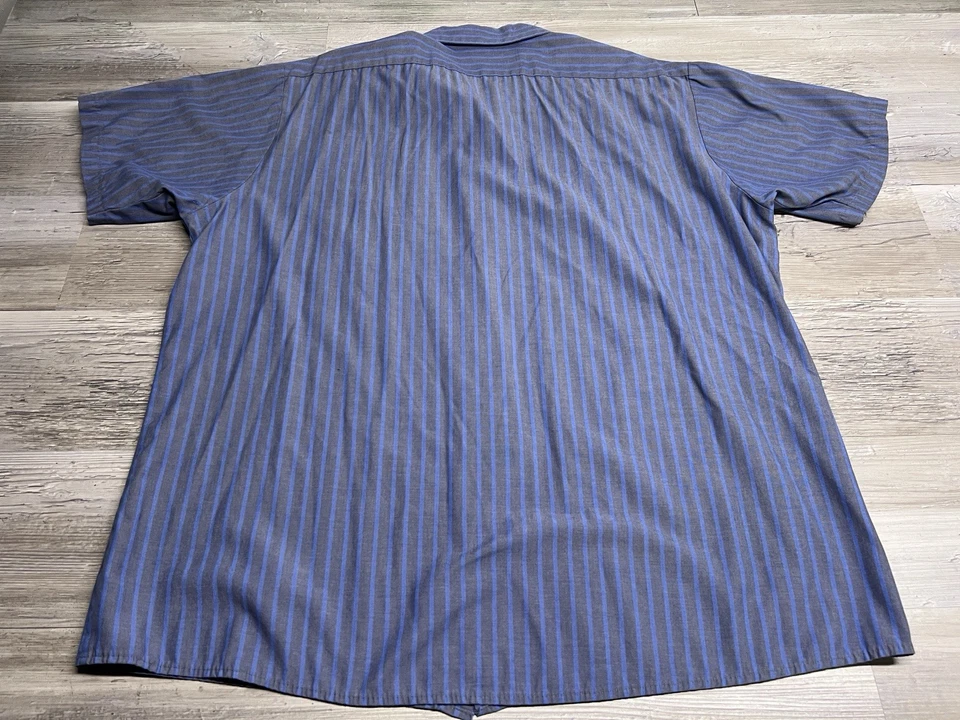 复古 Amoco 加油站机械工作衬衫儿童摇滚牛仔 Cintas 男式 XL 码 — 第 2/4 张图片