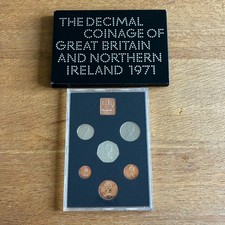 The Decimal Coinage Of Great Britain And Northern Ireland 1971 Coin Proof Set