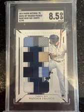2019 Panini National Treasures - Game Gear Material Eights Wander Franco...