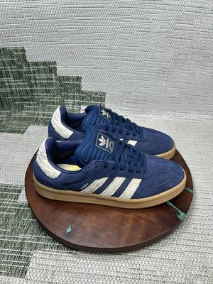 Adidas Shoes Mens Size 12 Samba Xlg Night Indigo Warm Vanilla Suede Sneaker
