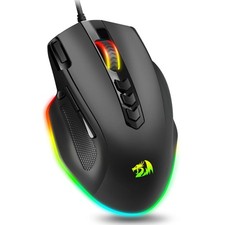 Wired Gaming Mouse, RGB Backlit Ergonomic Gamer Mouse Up to 8000 DPI, 11 Prog...