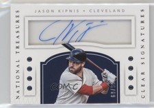 2016 Panini National Treasures Clear Signatures 69/99 Jason Kipnis Auto 8p8