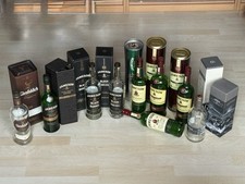 Whisky Dosen/Kartonverpackungen inkl. leere Flaschen f&uuml;r Sammler