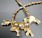 Vintage 18" Runnging Free Horse Pendant with Necklace + Enamel Pendant Necklace  — photo 10