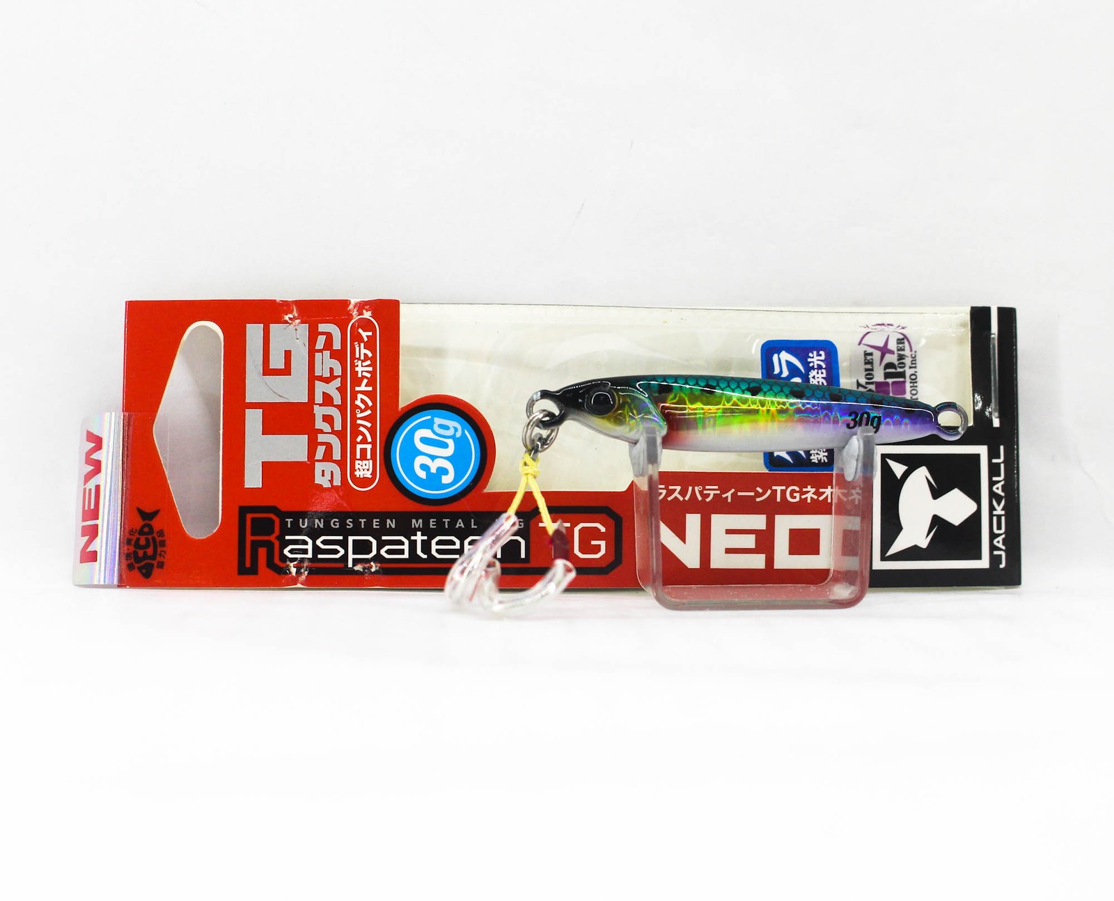Jackall Metal Jig Raspateen TG Tungsten Neo 30 grams UV Iwashi HL (8371)