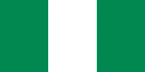 Nigeria Flag Self Adhesive Sticker