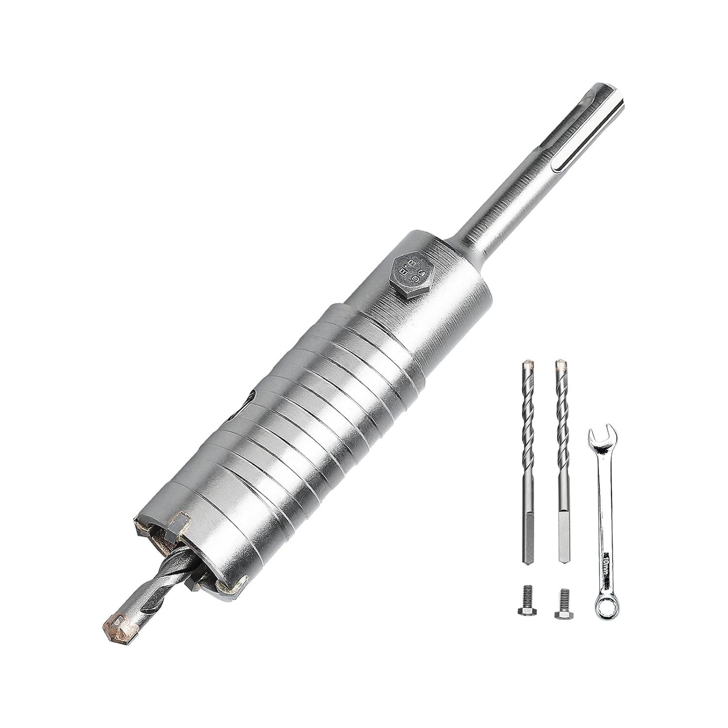 1-3/4 inch / 45mm Concrete Hole Saw with SDS Plus Shank Connecting Rod,Concre...