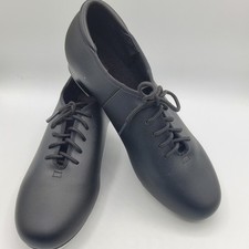 Theatricals Black Lace Up Tap Shoes Oxford Dance Shoes Womens T9500 Size 10.5