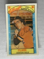 Jack Clark 1979 Kellogg's 3-D Super Stars #40 San Francisco Giants