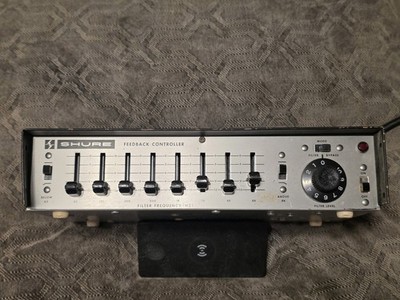 Shure M610 Feedback Controller Rack Unit Mic Preamp w/ XLR Inputs/Outputs