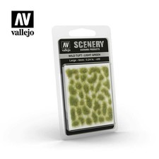 Av Vallejo Scenery - Wild Tuft - Light Green, Large : 6mm Sc417