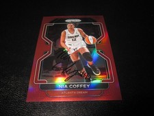NIA COFFEY SIGNED AUTO 2022 PANINI PRIZM RED WNBA CARD # 82 SP 27/199