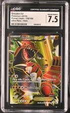 CGC 7.5 Groudon EX 150/160 Primal Clash Ultra Rare Holo Pokemon Card