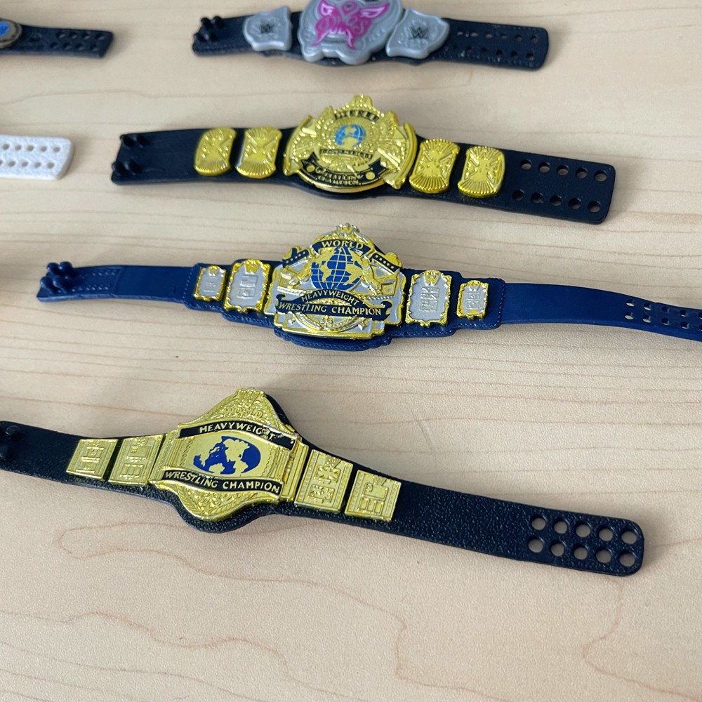 10Pack WWE NXT WWF Championship Champion Wrestling Title Belt Toy