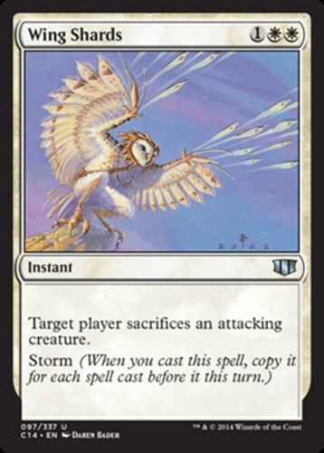 x4 Wing Shards U MTG Commander 2014 M/NM, English