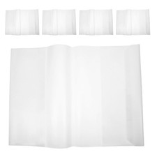 5 Pcs Waterproof Book Film Student Clear Plastic Covering Books Protector