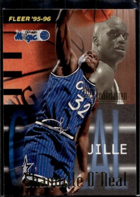 Shaquille O'Neal - 1995-96 Fleer - Firm Foundations #338