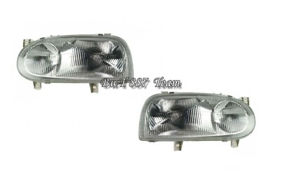 FOR VW GOLF III MK3 GTI 1992-1998 HEADLIGHTS FRONT LAMPS LH+RH PAIR