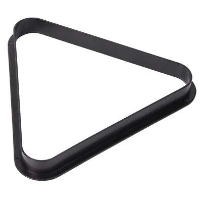 GSE Billiard Pool Ball 8 Ball Triangle/9 Ball Diamond Rack - Black Plastic