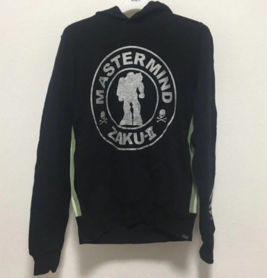 Mastermind Japan x Gundam STRICT-G Zaku II Skull Hoodie Black Anime SizeＡsian S