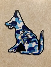 The German Shepherd Car Decal By Anchored By Fin