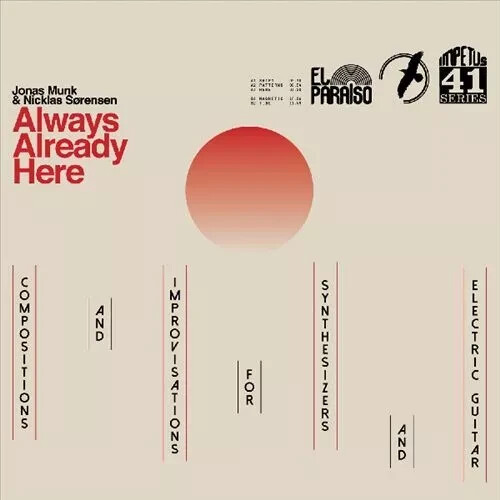 Jonas Munk & Nicklas Sorensen : Always Already Here (CD) New and Sealed
