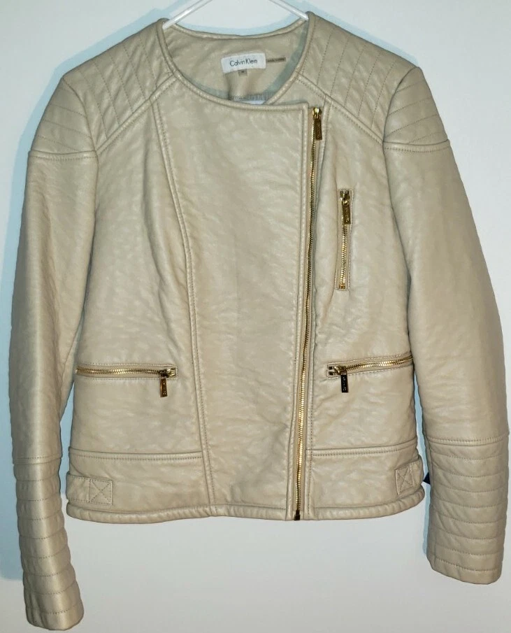 Calvin klein best sale tan jacket