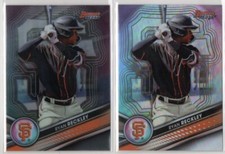 Ryan Reckley 2022 Bowman's Best Top Prospect Base & Refractor Cards #TP-15