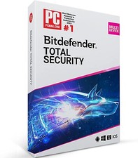 Bitdefender Total Security -2026 - 1, 3, 5 oder 10 Geräte 1 bis 2 Jahre VPN