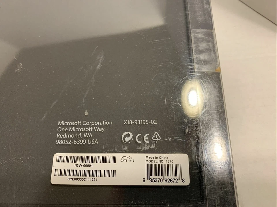 Microsoft Surface Touch Cover 2 w/ Backlighting Charcoal N3W-00001 (LA050321) - Image 4 of 4