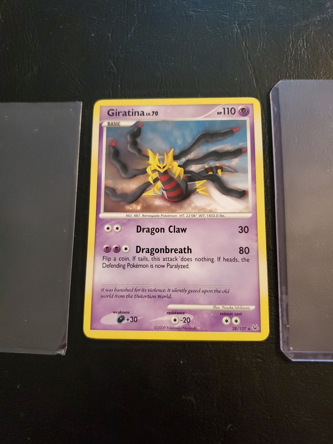 Pokemon TCG Giratina 28/127 Cosmos NM Non Holo Rare Platinum Base Card 