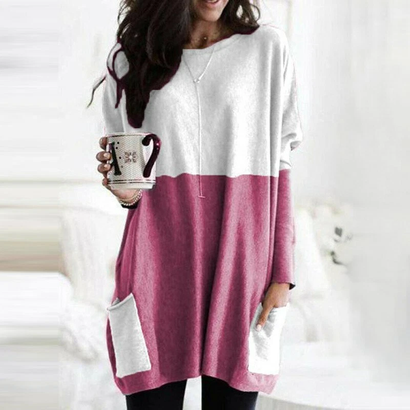 Blouse Jumpers Pullover Jersey Tops Winter plus size dress Women Long Sleeve