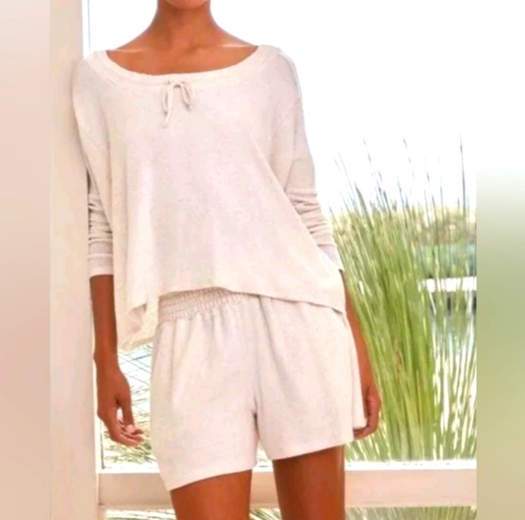 Calme X Johnny Was Pull On Shorts, size L, NWT