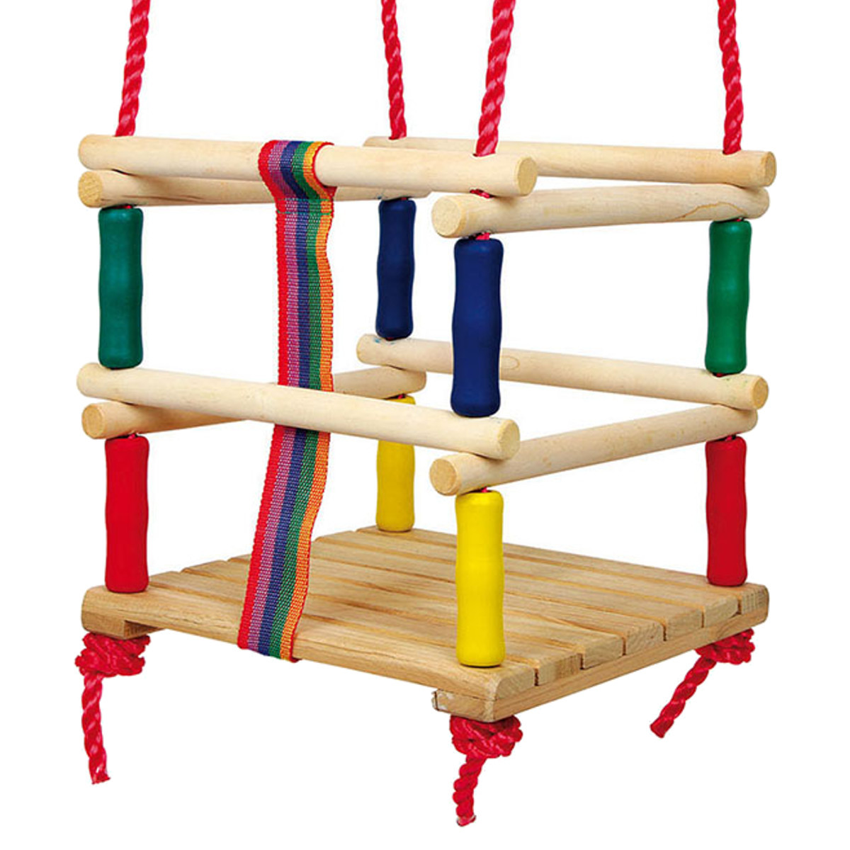 Kleinkinderschaukel Holz Schaukelsitz Kleinkind Baby Gitterschaukel