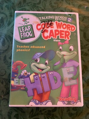Leapfrog code word caper talking words factory 2 SHELF62M