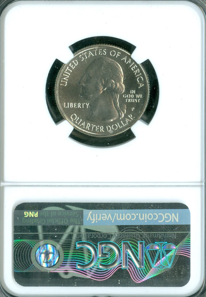 2018 P CUMBERLAND QUARTER NGC MS67 PQ MAC SPOTLESS * - Image 2 of 2