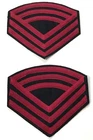 CIVIL WAR US UNION SARGENT MAJOR RANK CHEVRONS-ARTILLERY