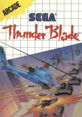 SEGA Master System Spiel - Thunder Blade mit OVP sehr guter Zustand