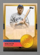 xx 2012 Topps Baseball Babe Ruth Golden Greats #GG-74 NRMT