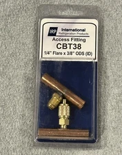 IRP Access Fitting CBT38 1/4" Flare X 3/8" OD pack of 2