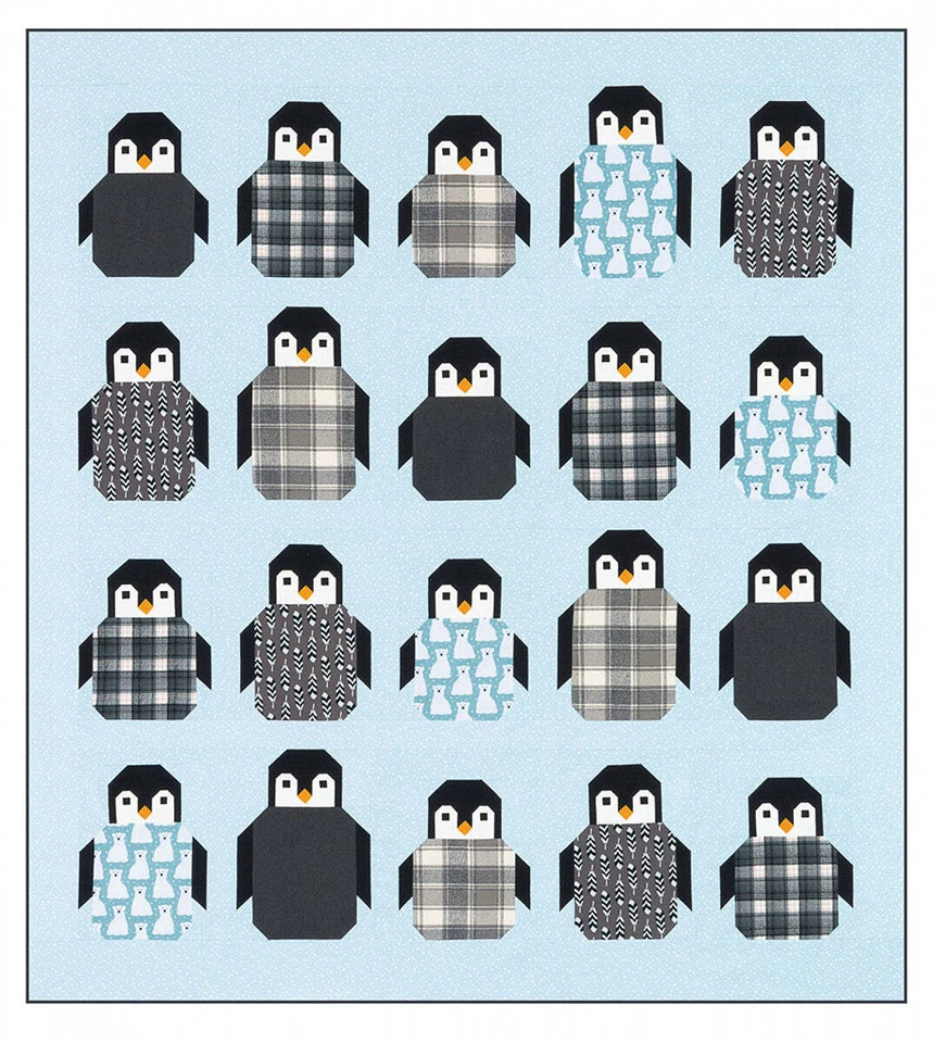 Penguin Party Quilt Pattern by Elizabeth Hartman - Image 3 of 3