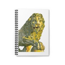 Spiral The Lion King Notebook - Ruled Line
