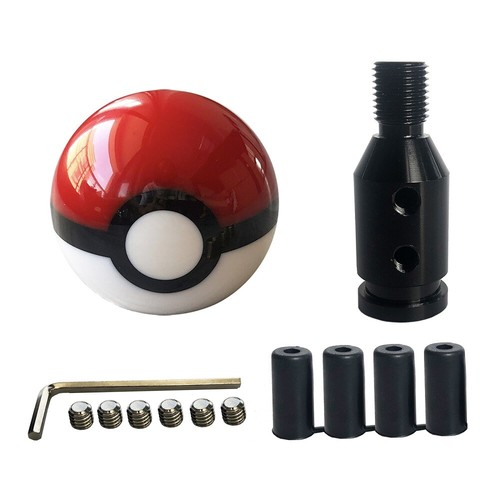 Pokemon PokeBall Gear Shift Knob Poke ball Shift Head 54mm W/M12*1.25