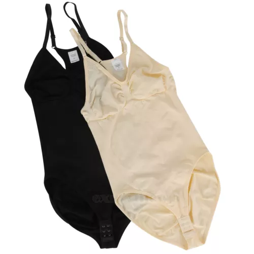 Women Seamless Racerback Body Shaper Tummy Control Slimming Shapewear Bodysuit - Picture 11 of 21