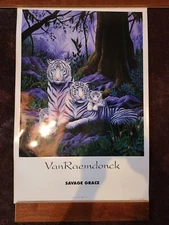 Eric Van Raemdonck 1993 "Savage Grace" 22x27 Print From " A New Day Series,...