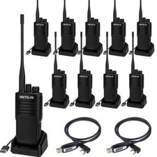 10 Retevis P2 GMRS IP68 Waterproof Radios 30CH NOAA 8 Repeater Walkie Talkie USB
