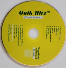 KARAOKE SUGARLAND QUIK HITS -011 In Demand CD G15 Hits NEW IN SLEEVE